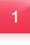 Number one on a red square background.